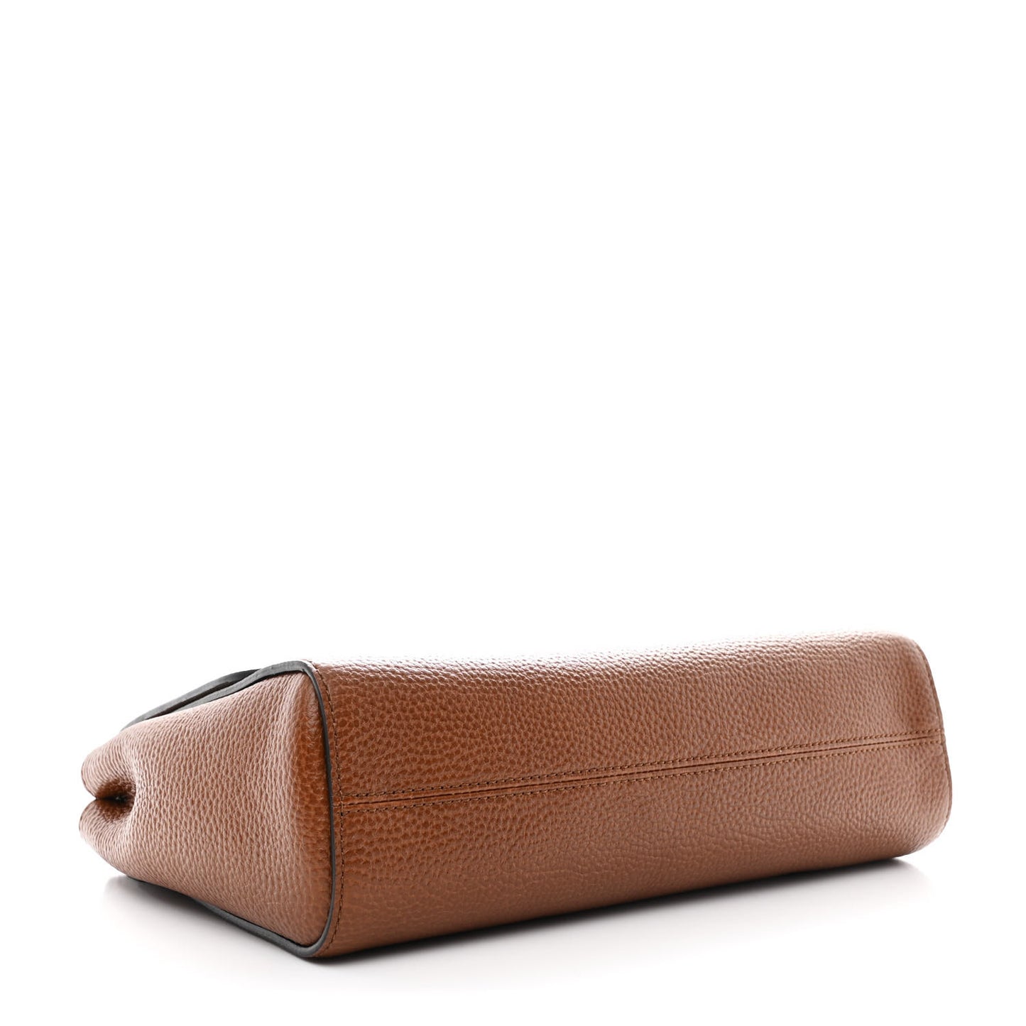 Small Classic Grain Calfskin Medium Lily Flap Oak