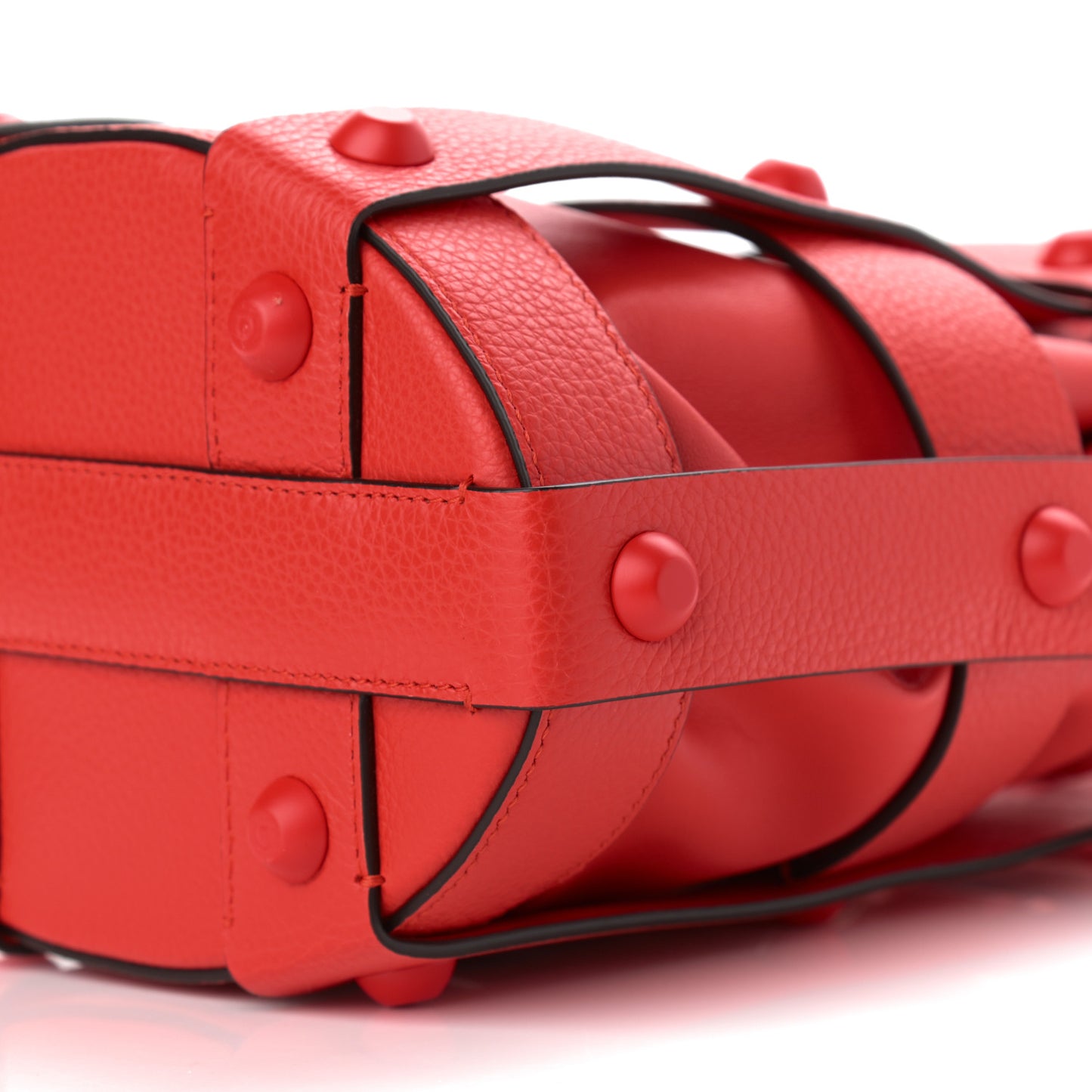 Calfskin Cage Bag Candy Apple Red