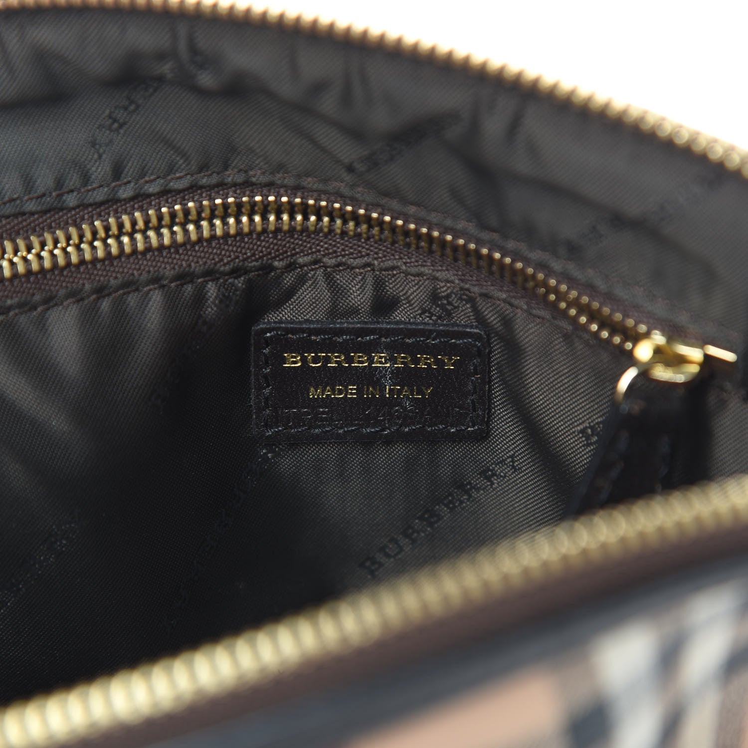 Burberry Haymarket Check Mini Orchard Crossbody Chocolate 6 of 12
