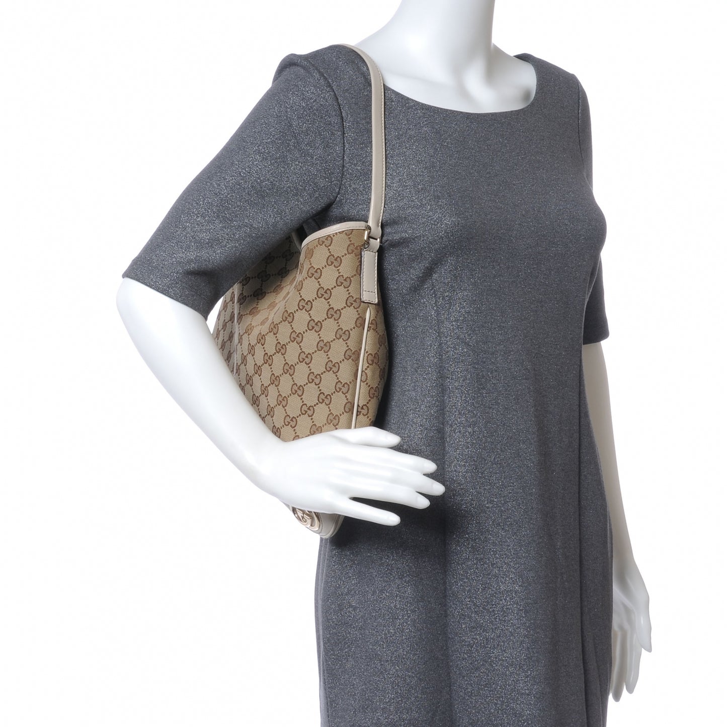 Monogram New Britt Medium Hobo Ivory