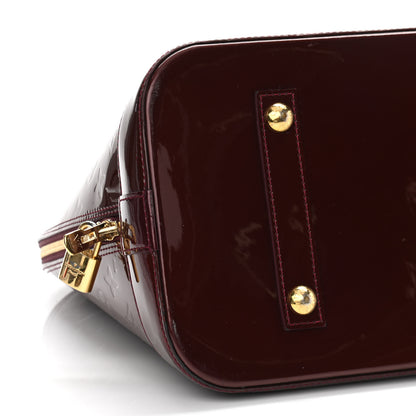 Louis Vuitton Vernis Alma GM Rouge Fauviste 9 of 10