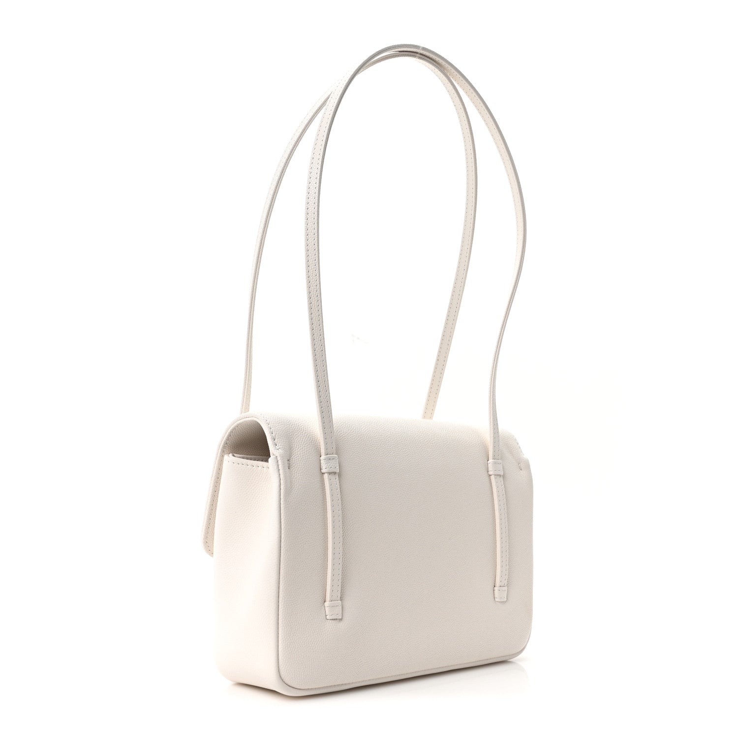 Chanel Shiny Caviar Preppy Coco Small Flap White 2 of 10