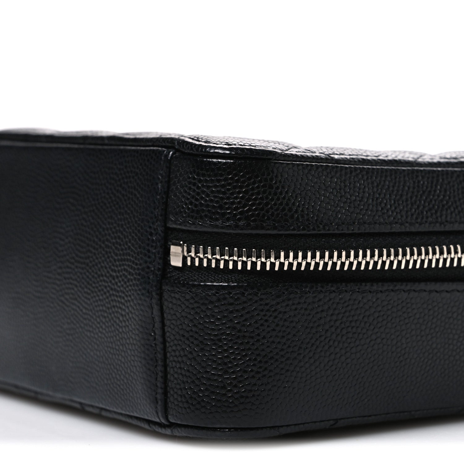 Chanel Caviar Quilted CC Vanity Case With Chain Black 10 of 10