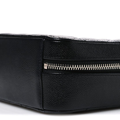 Chanel Caviar Quilted CC Vanity Case With Chain Black 10 of 10