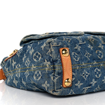 Louis Vuitton Monogram Denim Baggy PM Blue 7 of 10