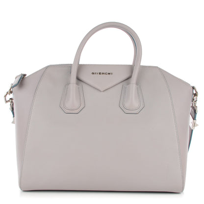 Givenchy Sugar Goatskin Medium Antigona Pearl Grey 1 of 7
