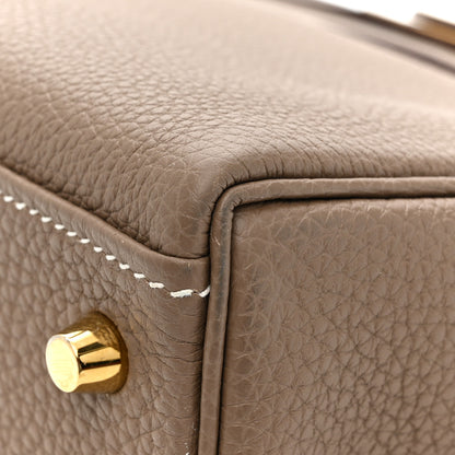 Hermes Togo Kelly Retourne 28 Etoupe 15 of 16