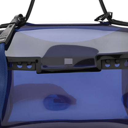 Delvaux PVC Tempete Dark Night Satchel Blue De Prusse 7 of 9