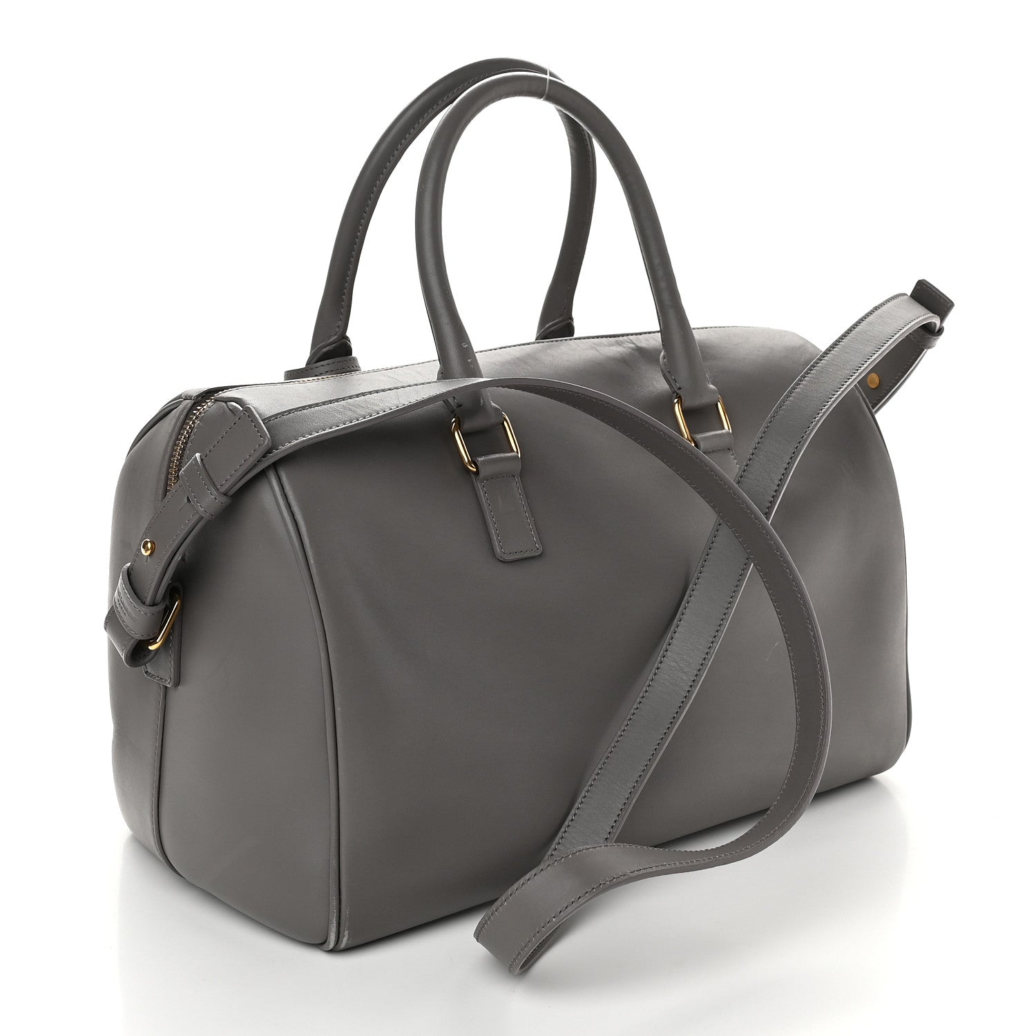 Saint Laurent Lambskin Toy Classic Duffle 6 Earth 3 of 11