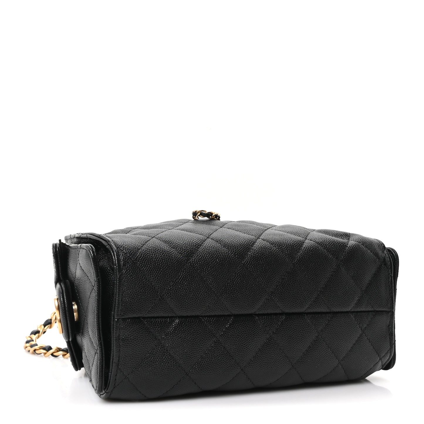 Caviar Quilted Mini Chanel 25 Handbag Black