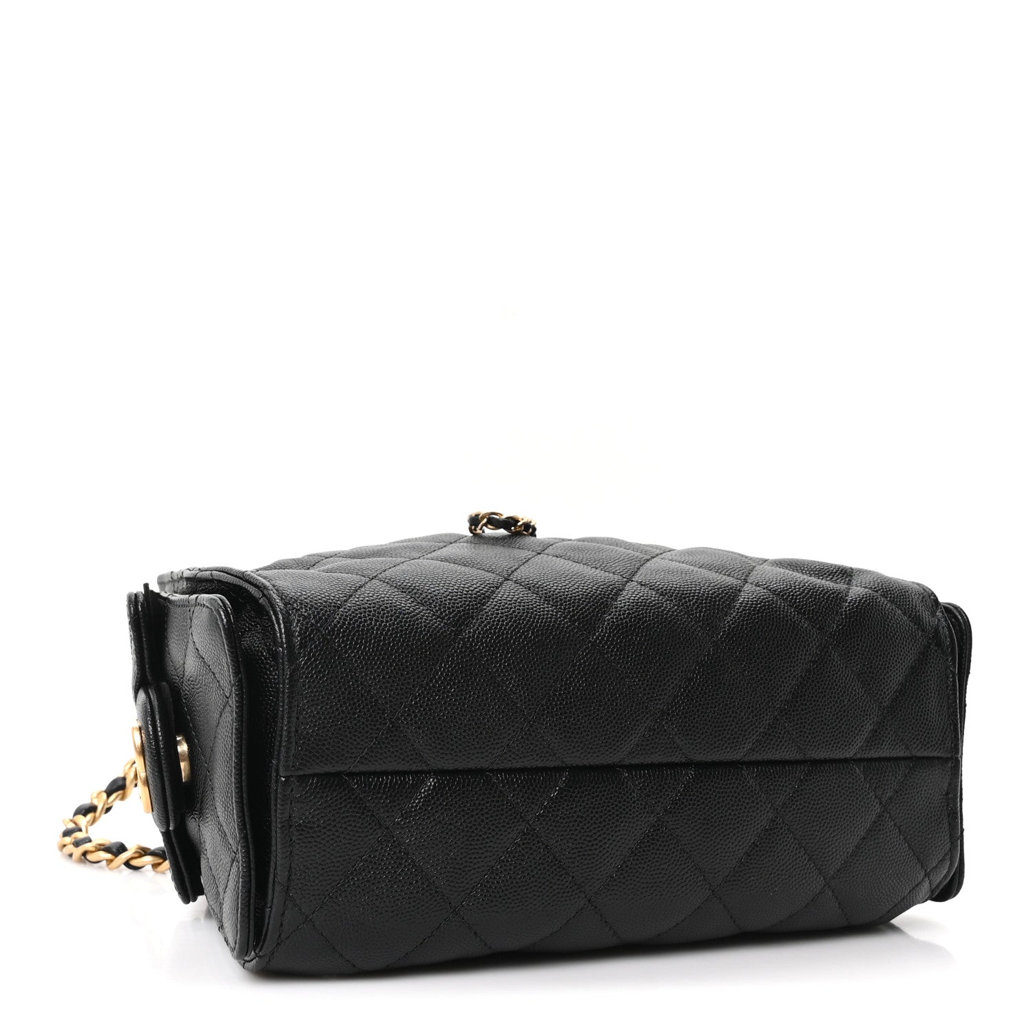 Chanel Caviar Quilted Mini Chanel 25 Handbag Black 4 of 10