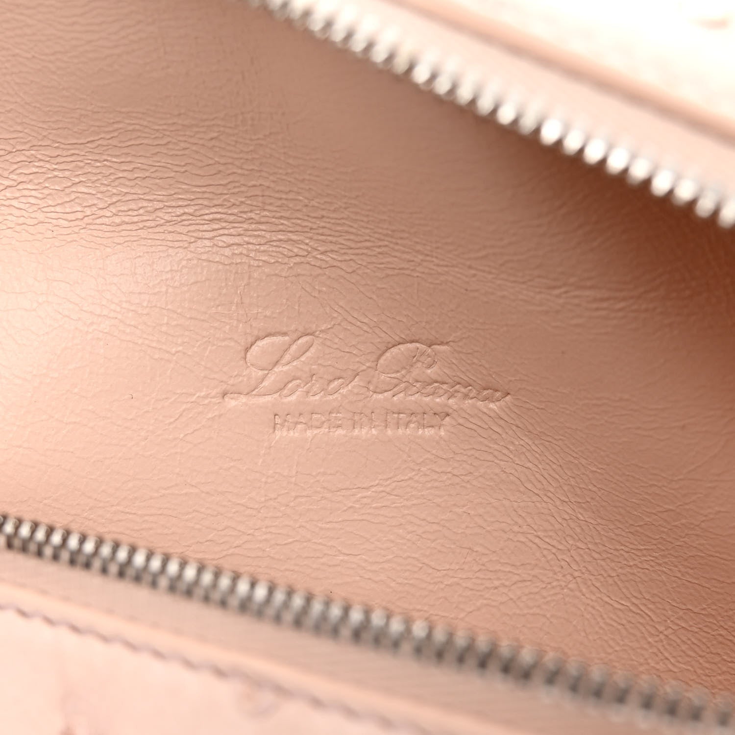 Loro Piana Ostrich L19 Extra Pocket Pouch Plum Flower 6 of 10