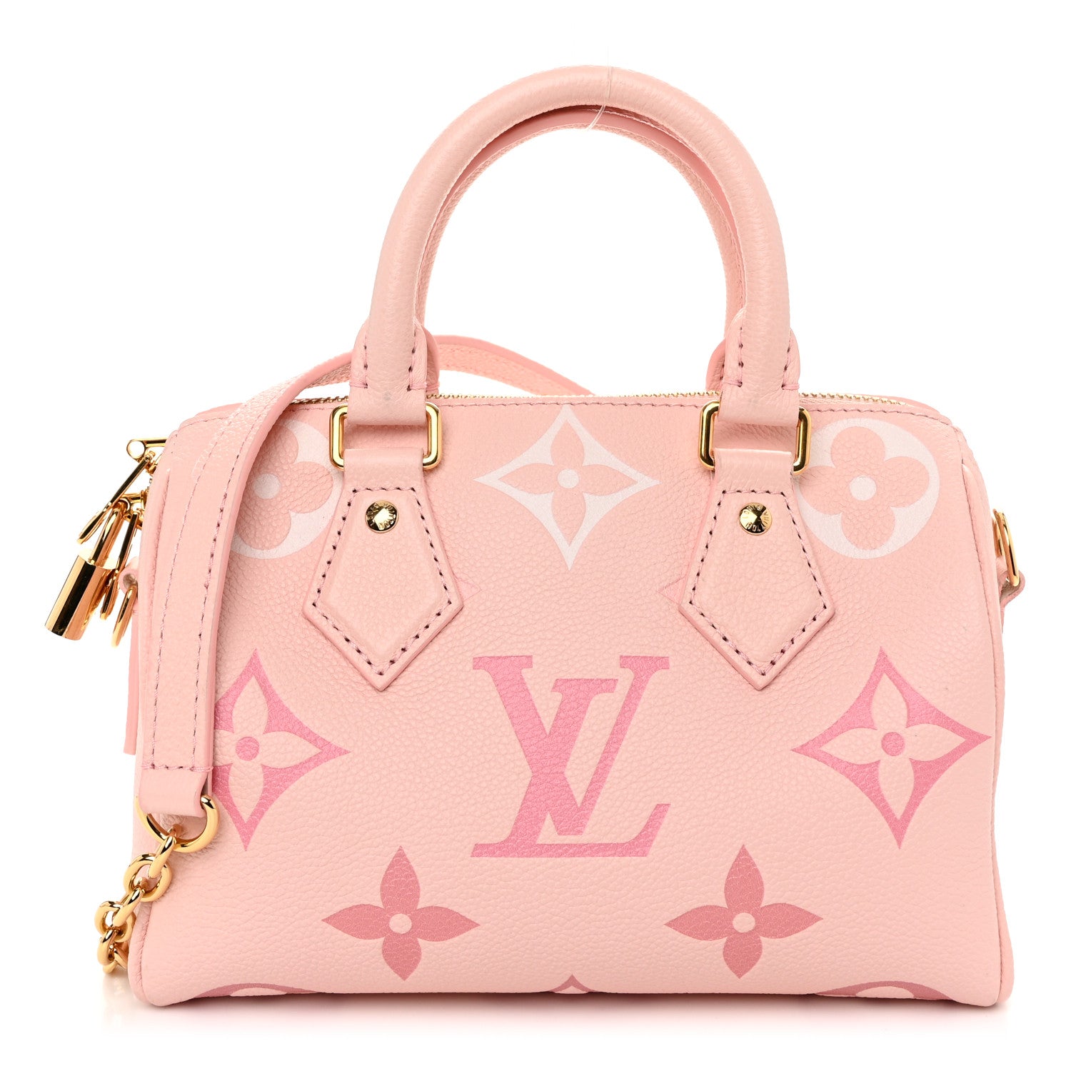 Louis Vuitton Empreinte Monogram Giant Speedy Bandouliere 20 Degrade Rose Pink 1 of 11
