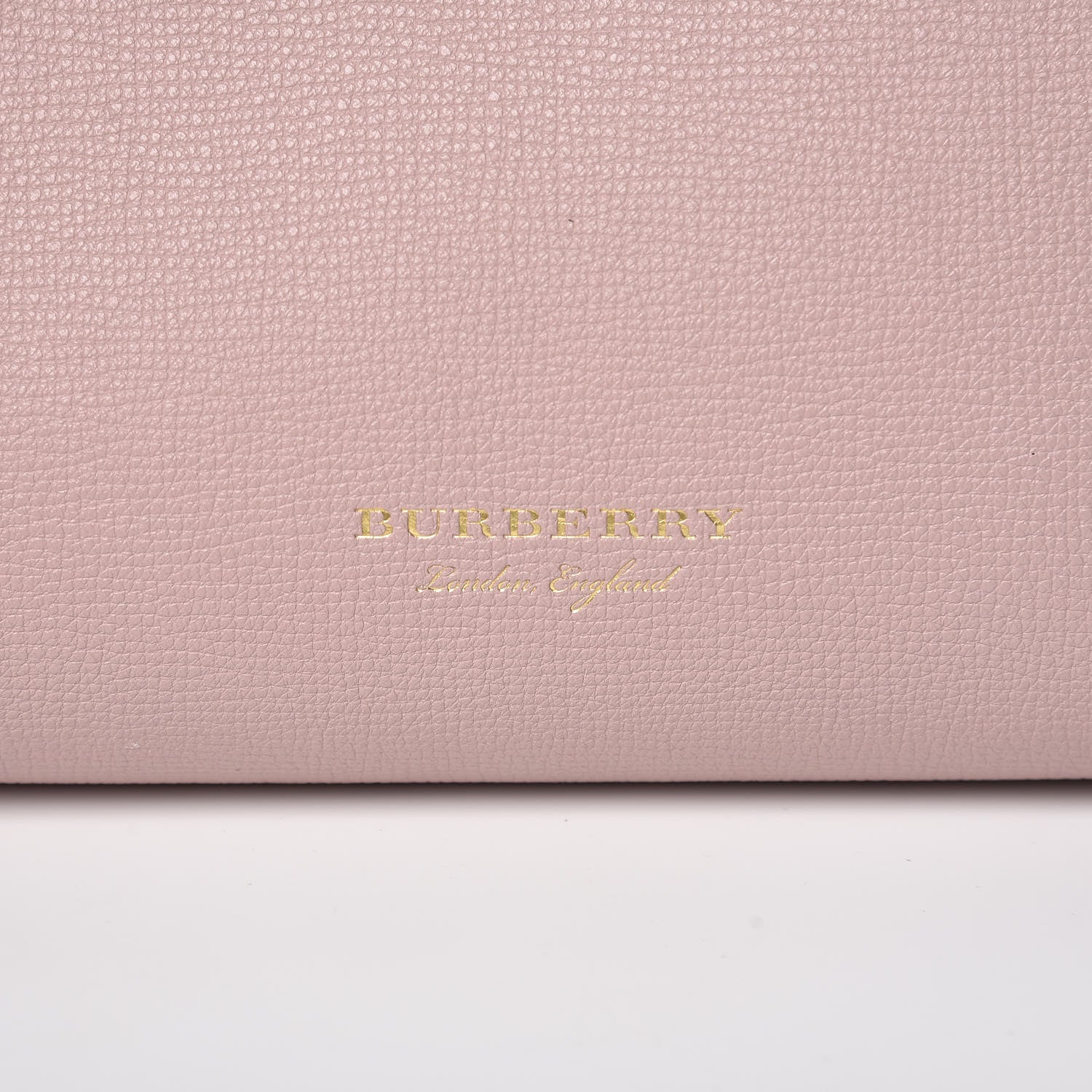 Burberry Grainy Calfskin House Check Medium Banner Tote Pale Orchid 7 of 10