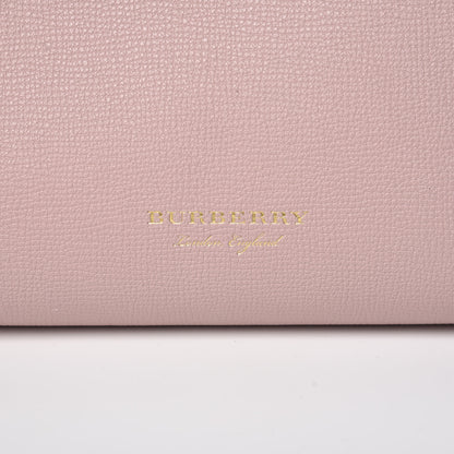 Burberry Grainy Calfskin House Check Medium Banner Tote Pale Orchid 7 of 10