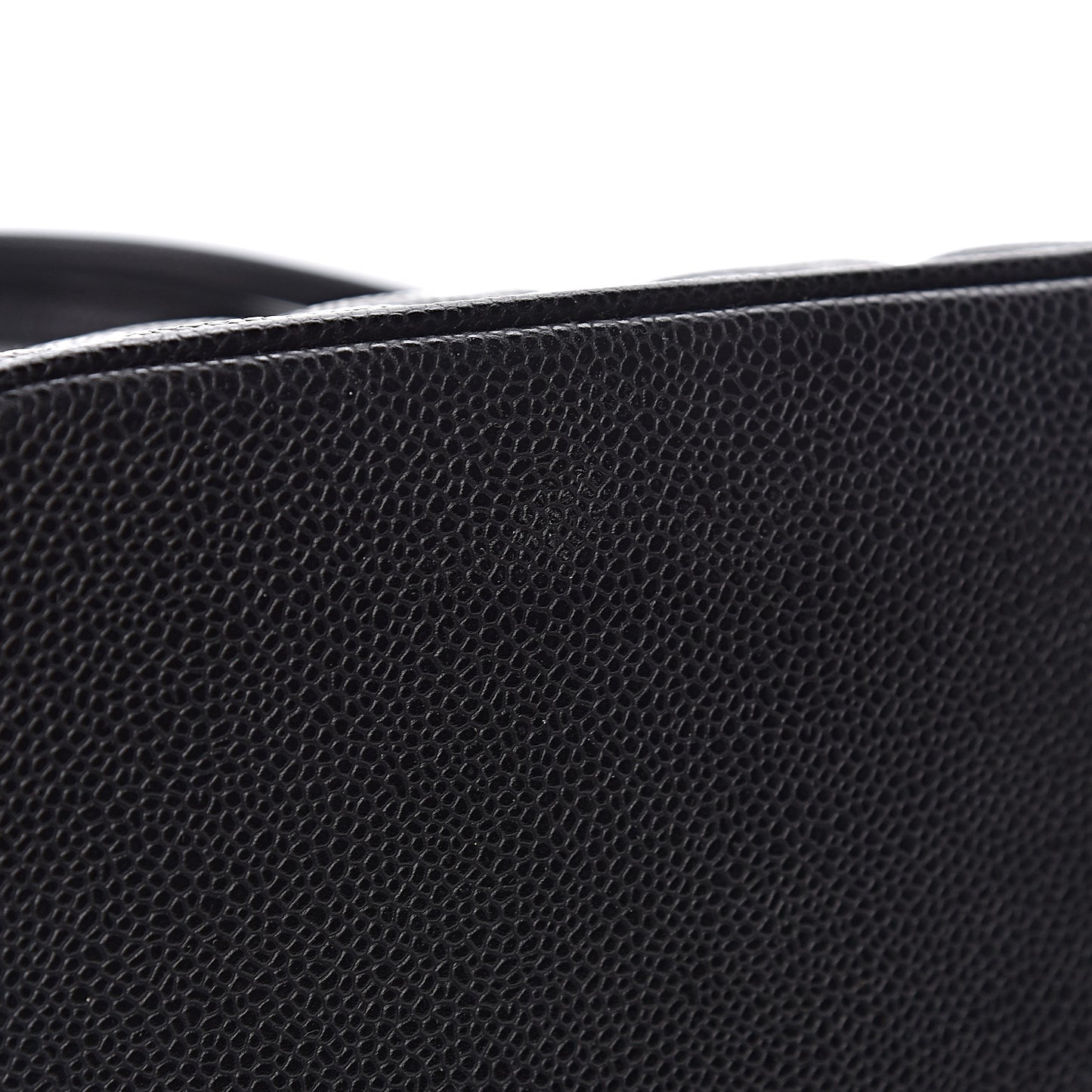 Caviar Quilted Medallion Tote Black