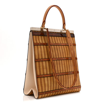 Louis Vuitton Calfskin Time Trunk Crown Frame Vertical Bag GM 3 of 10