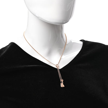 Hermes 18K Rose Gold PM Kelly Clochette Necklace 2 of 5