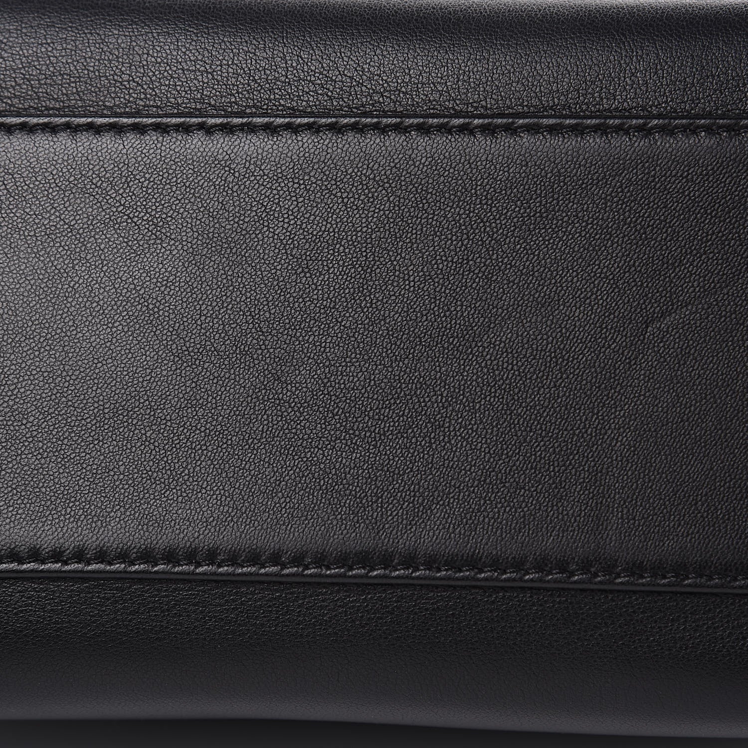 Fendi Nappa Mini Peekaboo Iconic Satchel Black 11 of 11