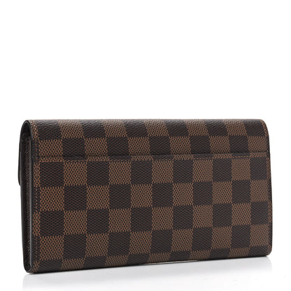 Louis Vuitton Damier Ebene Sarah Wallet NM 2 of 4