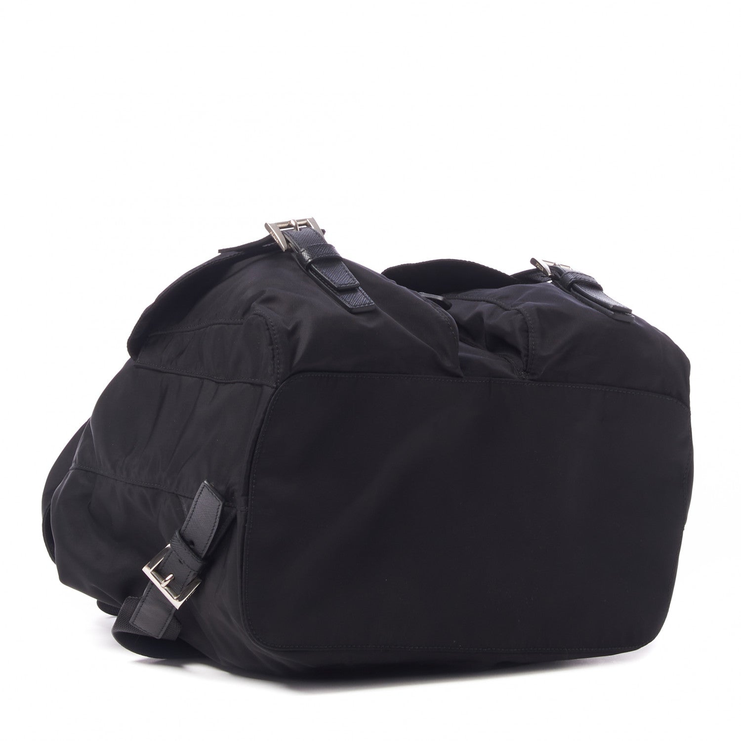 Prada Nylon Vela Medium Backpack Black 4 of 8