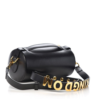 Burberry Calfskin Kingdom The Barrel Bag Black 3 of 10