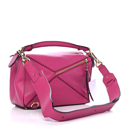 Loewe Calfskin Small Puzzle Bag Fuchsia 2 of 8