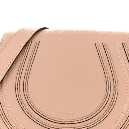 Chloe Grained Calfskin Small Marcie Saddle Bag Blush Nude 9 of 13