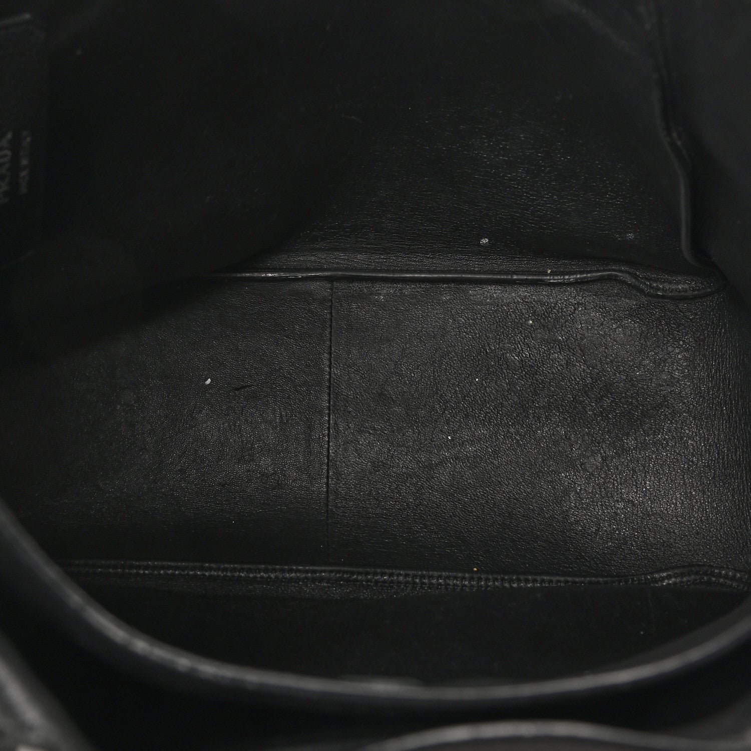 Prada Vitello Daino Soft Large Dynamique Tote Black 5 of 12