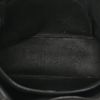 Prada Vitello Daino Soft Large Dynamique Tote Black 5 of 12