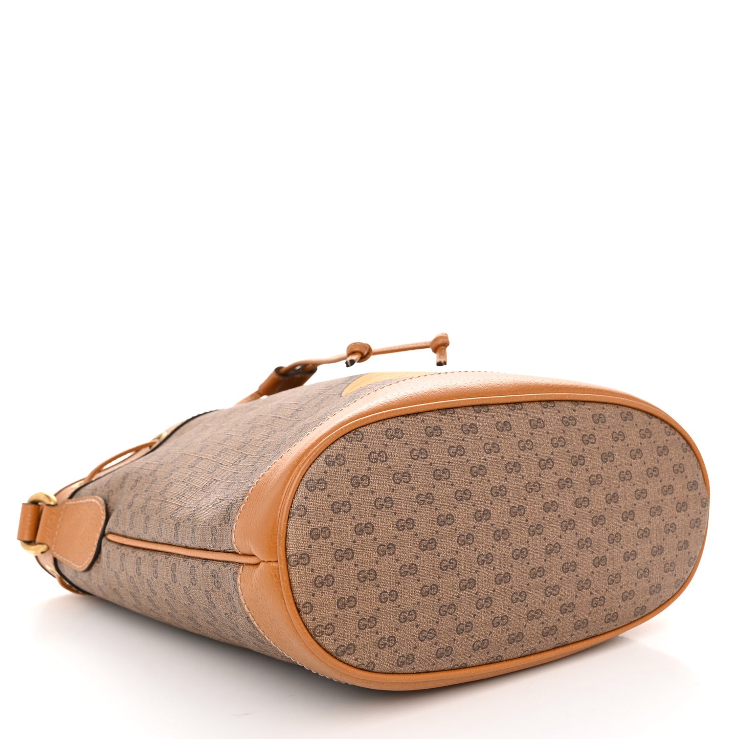 X DISNEY Mini Vintage GG Supreme Monogram Bucket Bag Beige Vintage Sun Oil