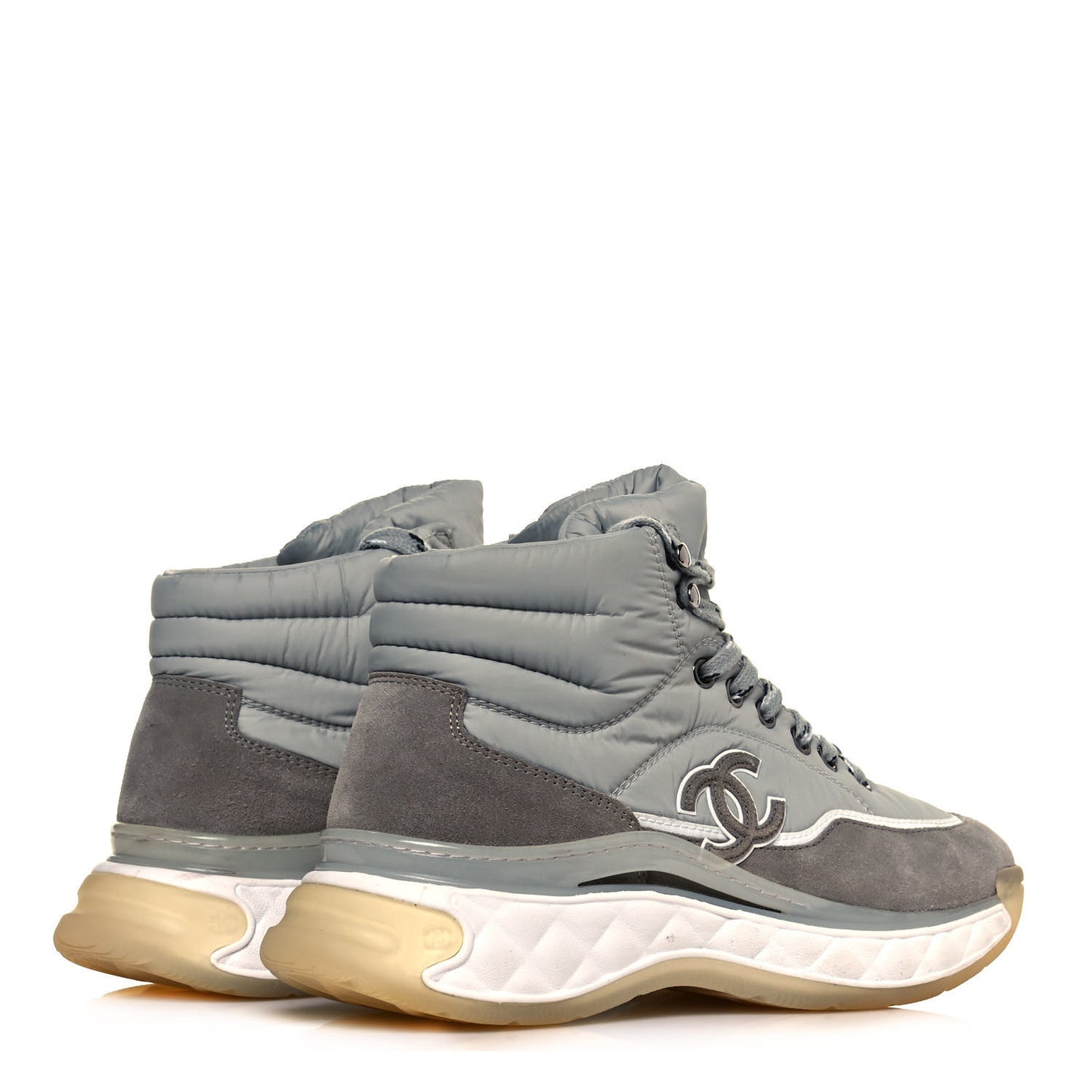 Fabric Suede Womens CC Sneakers 37 Grey