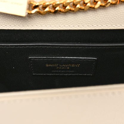 Saint Laurent Grain De Poudre Medium Classic Monogram Kate Satchel Crema Soft 6 of 9