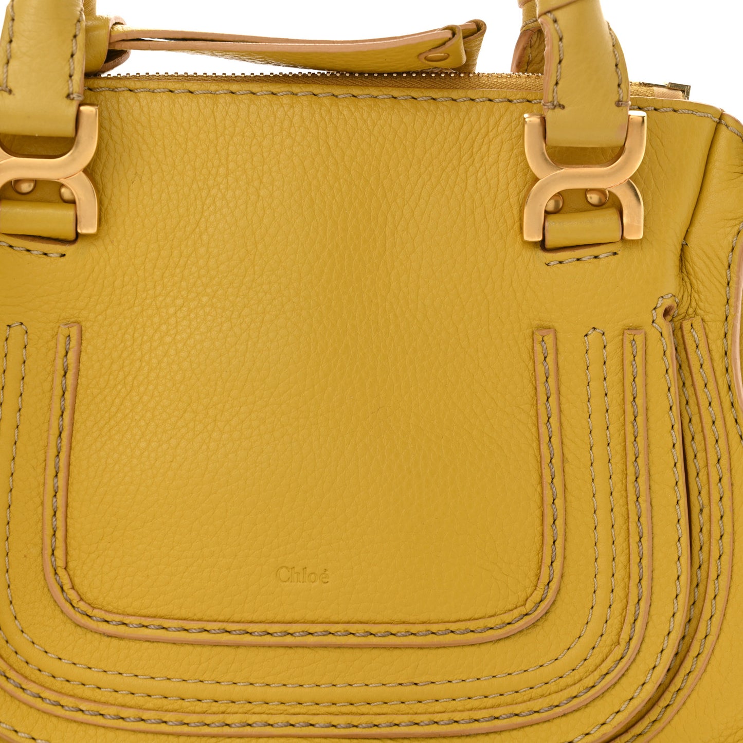 Calfskin Mini Marcie Satchel Citrus Grove