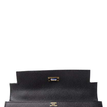 Hermes Epsom Kelly Sellier 25 Black 18 of 41