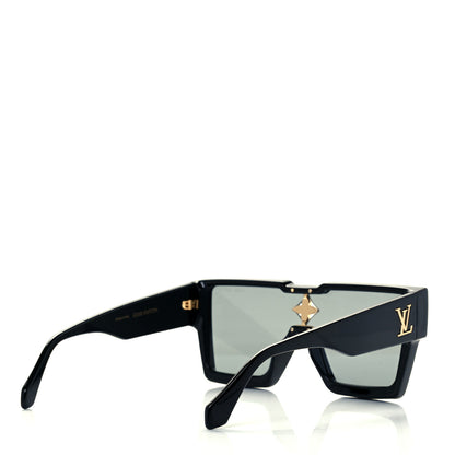 Louis Vuitton Acetate Swarovski Crystal Cyclone Sunglasses Z1578W Black 4 of 8