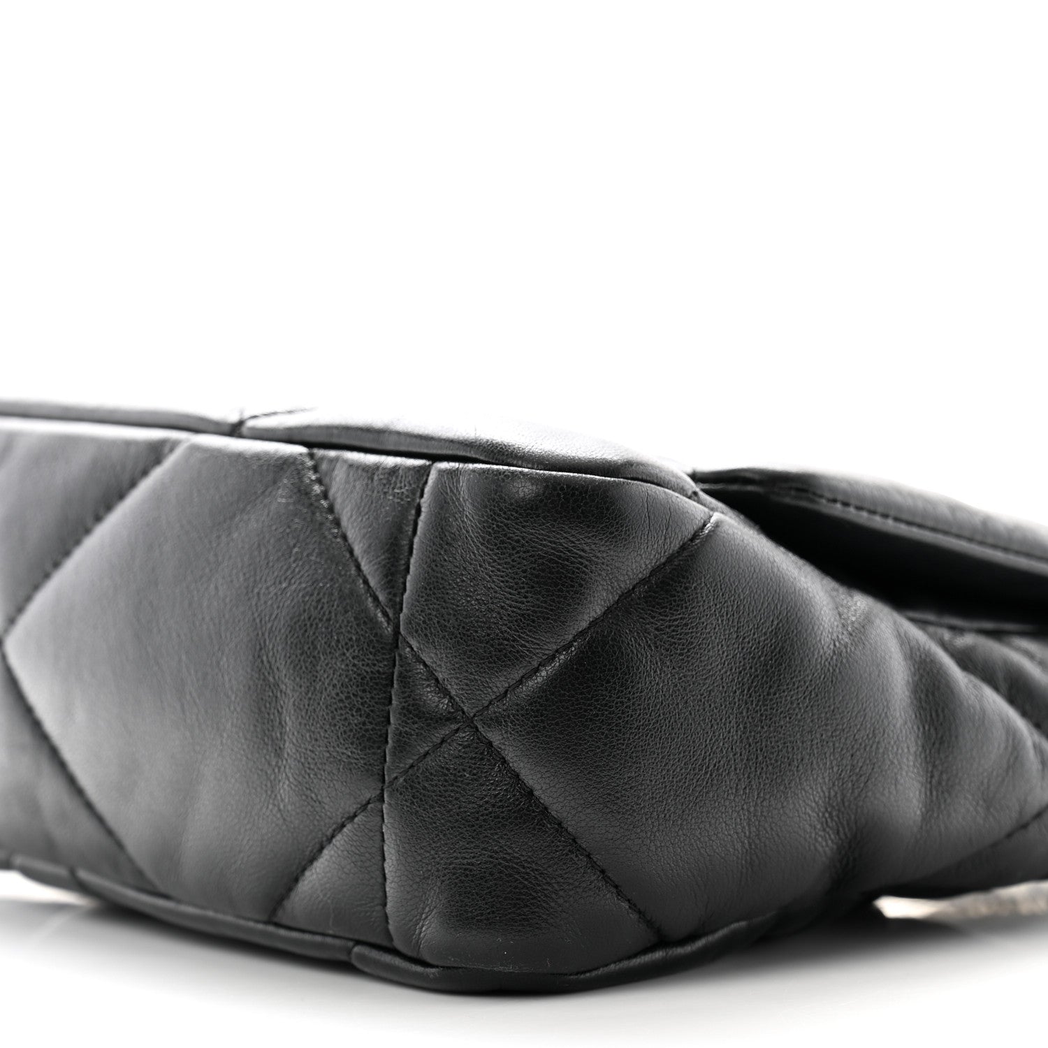 Chanel Goatskin Quilted Medium Chanel 19 Flap Black 10 of 10