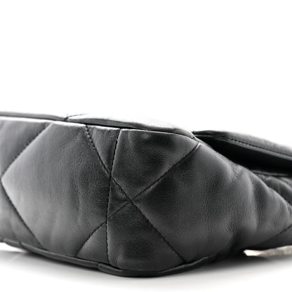Chanel Goatskin Quilted Medium Chanel 19 Flap Black 10 of 10