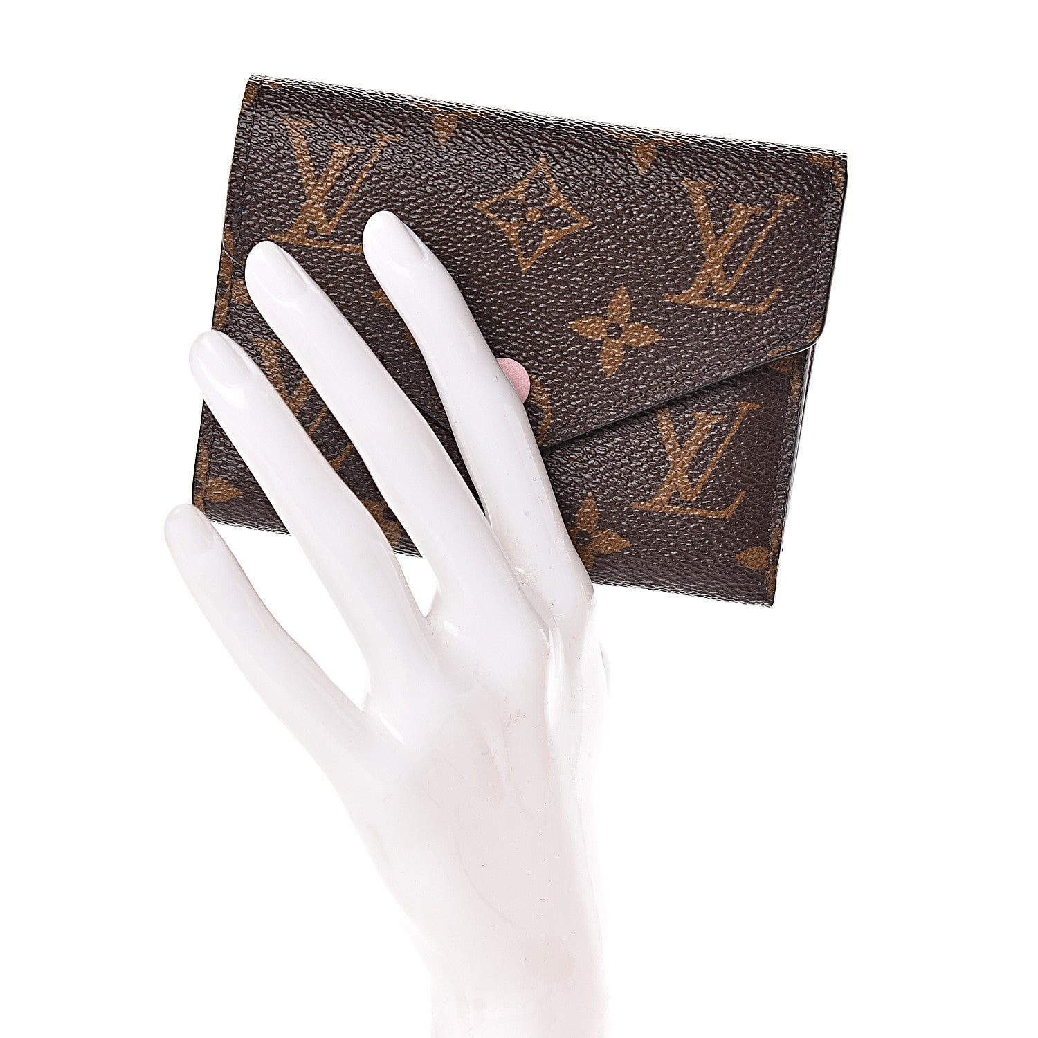 Louis Vuitton Monogram Victorine Wallet Rose Ballerine 2 of 8