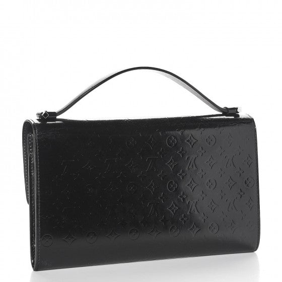Monogram Glace Anouchka Pochette MM Black