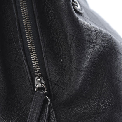 Chanel Grained Vegetal Calfskin Urban Shopping Tote Black 16 of 16