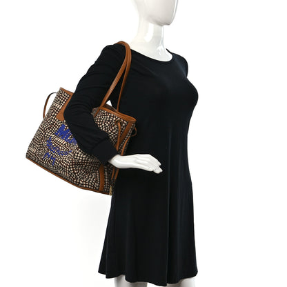 MCM Visetos Medium Liz Reversible Shopper Tote Cognac 2 of 13