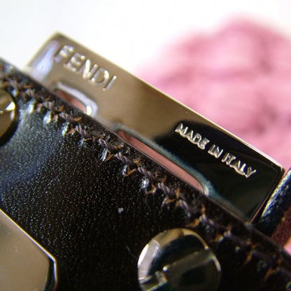 Fendi Woven Knit Baguette Pink 12 of 12