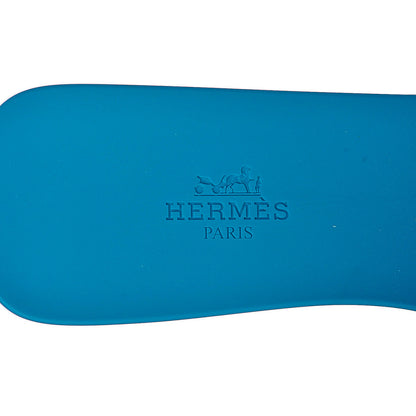 Hermes Rubber Aloha Sandals 38 Bleu Vif 6 of 7