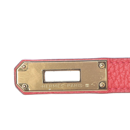 Hermes Togo Birkin 35 Rouge Casaque 27 of 33