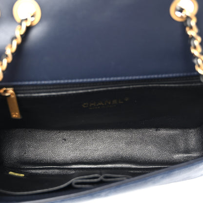 Chanel Caviar Quilted Small CC Filigree Flap Navy Black 7 of 10