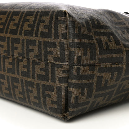 Fendi Zucca Spalmati Patent Baguette Print Medium Roll Tote Tobacco Yellow 11 of 13