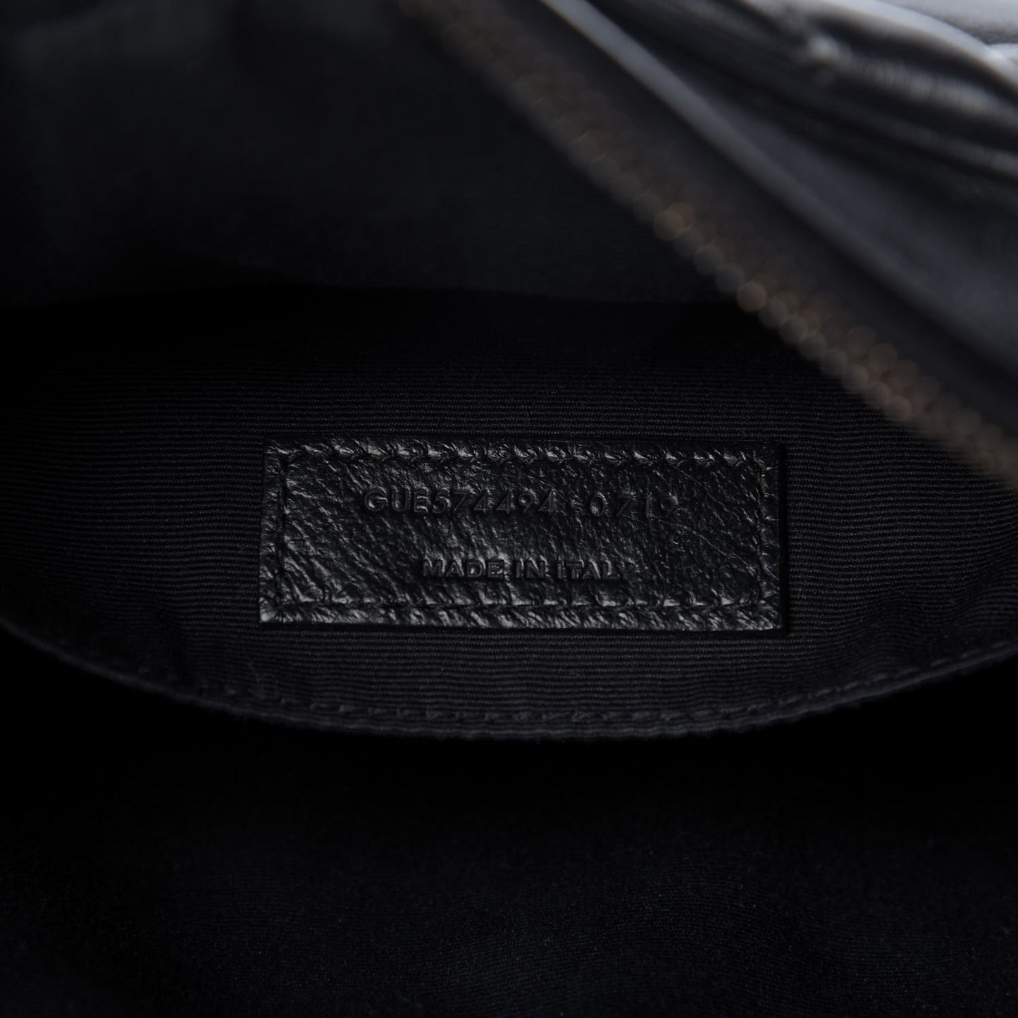 Calfskin Matelasse Monogram Lou Camera Bag Black