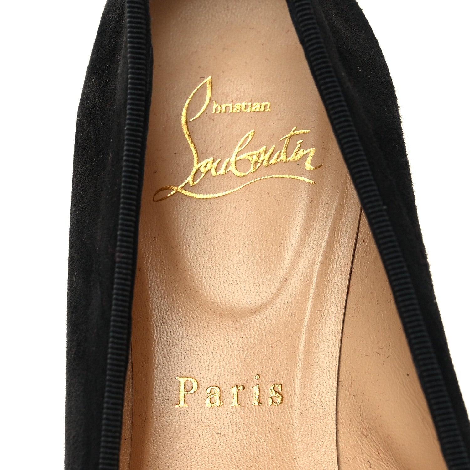 Christian Louboutin Velvet Womens Ascot Girl Loafers 38 Black 7 of 8