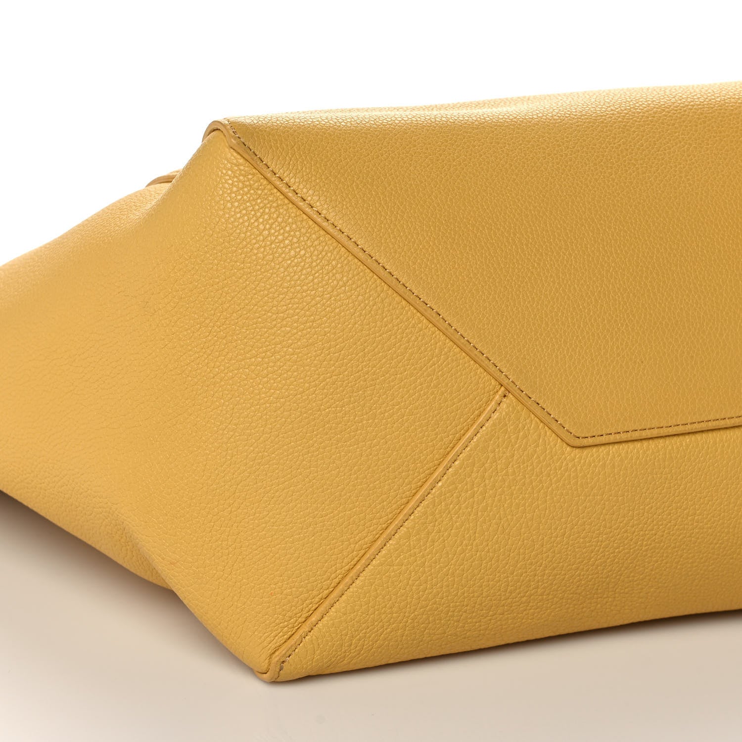 Celine Soft Grained Calfskin Small Belt Cabas Sunflower 6 of 11